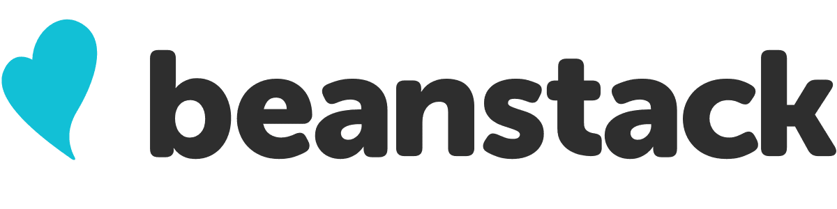 Beanstack Logo: Blue heart with the word 